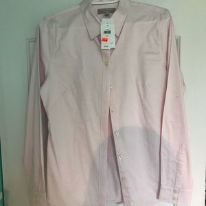 Banana Republic pink button up top